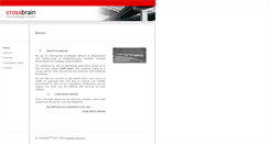 Desktop Screenshot of crossbrain.net