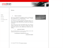 Tablet Screenshot of crossbrain.net